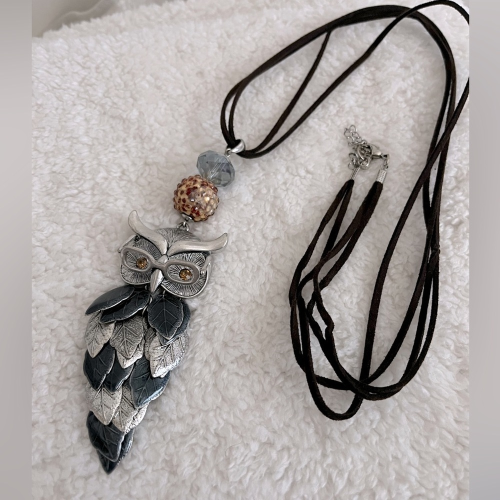Cute owl necklace